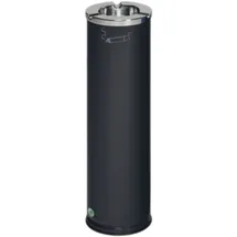 Proregal Robuster Ascher poliertem Aschereinsatz | 0,2 Liter, HxBxT 66x20x20cm | Verzinkter Stahl | Anthrazit | Ascher Aschenbecher