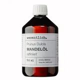 wesentlich. Mandelöl 500ml - 100% reines Basisöl von wesentlich. 500 ml