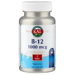 Supplementa Corporation VITAMIN B12 1000 μg Tabletten Vitamine 50 ct 