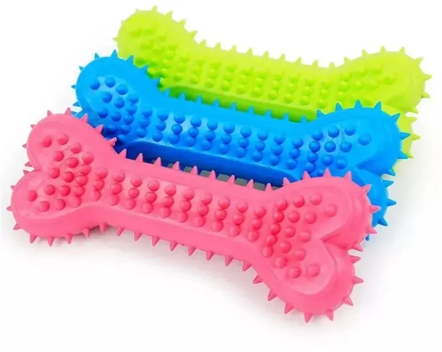 Gummispielzeug für Hund - Beißring, Knochen 14cm (Rabatt für Stammkunden 3%)