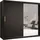 Mirjan24 Schwebetürenschrank Riflo Slim 2 200 x 200 x 0 cm Schwarz/Gold