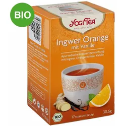 Yogi Tea Ingwer Orange+vanille Bio Filterbeutel