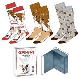 Cerdá Gremlins Socken 3er-Pack mehrfarbig 36-43