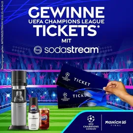 Sodastream Terra black + 3 Flaschen + Zylinder