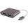 MicroConnect USB-C auf HDMI Splitter 15 cm Schwarz