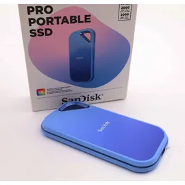 SanDisk Creator Pro 2 TB USB 3.2 Gen 2x2 Blau SDSSDE81C-2T00-G25