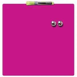 NOBO quadratisches Whiteboard 36 x 36 cm Pink
