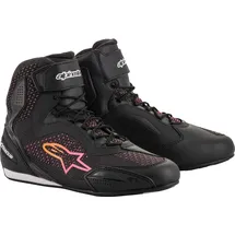 Alpinestars Stella Faster 3 Rideknit Schwarz/Pink/Gelb 44