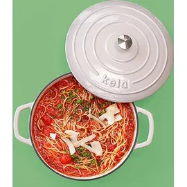 Kela Calido Bräter 24 cm rund grau