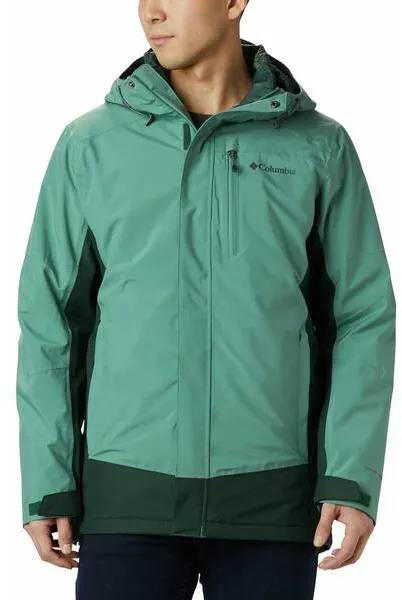 COLUMBIA Herren Lhotse III wasserdichte 3-in-Jacke, Thyme Green, Spruce, XXL