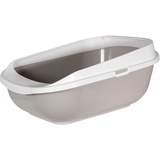 Karlie Katzentoilette mit Rand 64,5x48x27 cm, grau