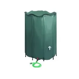 vidaXL Regenwassertank Faltbar 1350 l grün