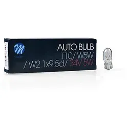Glühlampe M-TECH W5W T10 5W W2.1x9.5d 24V