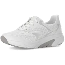 Gabor Damen, Low-Top Sneaker, Frauen Halbschuhe,Freizeit,sportlich,straßenschuhe,Strassenschuhe,Sportschuhe,Freizeitschuhe,Weiss,37 EU / 4 UK