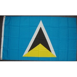 flaggenmeer Flagge St. Lucia 80 g/m2 ca. 60 x 90 cm