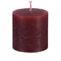 Kopschitz Kerzen Rustic-Kerze 100 x 70 mm bordeaux