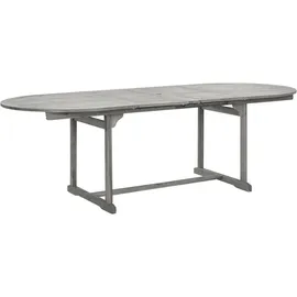 deluke Garten-Esstisch VEGO 160-240 x 100 x 75 cm Grau