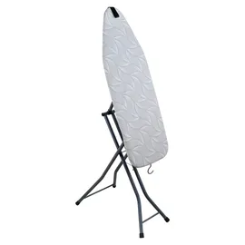 Relaxdays Bügelbrett & Dampfbrett, 109,5 x 35,5 cm Bügelstation zum Aufhängen, grau