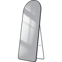 EMKE Emke, Spiegel, Bogen Standspiegel mit Rahmen aus Aluminium,