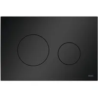 TECE TECEloop WC-Betätigungsplatte für Zweimengentechnik, schwarz matt
