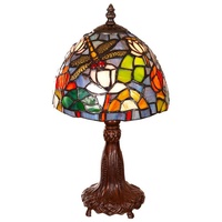 BIRENDY Stehlampe Birendy Tischlampe Tiffany Style Libellen Tiff146 Motiv Lampe