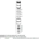 RockShox Monarch Damper Body Unternehmen - Black - 200 x 51 mm