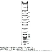 RockShox Monarch Damper Body Unternehmen - Black - 200 x 51 mm