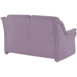 meinSofa Couch Mikrofaser 2-Sitzer Lila