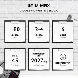 German Elite Nutrition Stim MAX 180 Kapseln