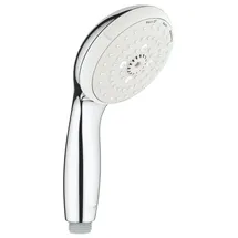 Grohe 28419002 Tempesta 100 Handbrause 3 Strahlarten, Chrom, Mit Wassersparfunktion 9,5 L/Min.