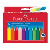 Faber-Castell Wachsmalstifte 12 St. mehrfarbig