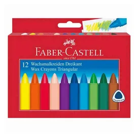 Faber-Castell Wachsmalstifte 12 St. mehrfarbig