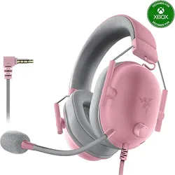 RAZER BLACKSHARK V2 X (Xbox) - Kabelgebundenes Esports-Headset Rosa, Over-ear Gaming Headset Weiß