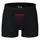multifanshop Boxershorts Stuttgart - Herzschlag schwarz/rot M 2er Pack