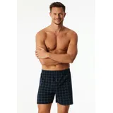 SCHIESSER Boxershorts Fine Interlock kariert M 2er Pack