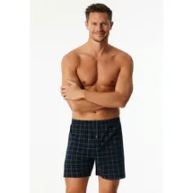 SCHIESSER Boxershorts Fine Interlock kariert M 2er Pack