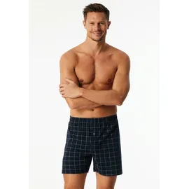 SCHIESSER Boxershorts Fine Interlock kariert M 2er Pack