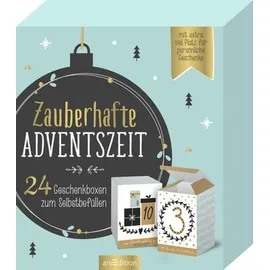 arsEdition Zauberhafte Adventszeit 24 Geschenkboxen zum Selbstbefüllen