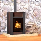 Aquaflam Vario Lend Manual Wasserführender Kaminofen Brown 11 kW (5 kW