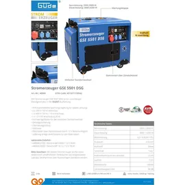 Güde GSE 5501 DSG