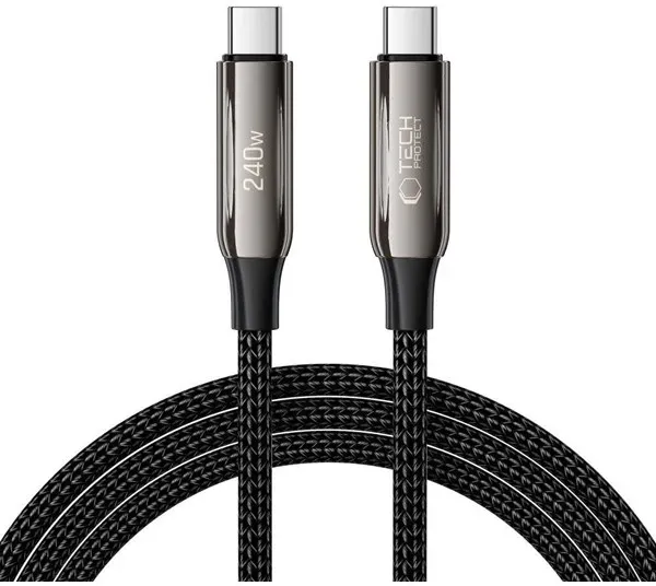 UB10T Ultraboost USB-C PD240W/QC4.0 Cable 200 cm - Black