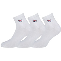 Fila Unisex F9303 sokker uni Socken, Weiß, 43-46 EU