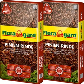 Floragard Pinien-Rinde mittel 2 x 60 l