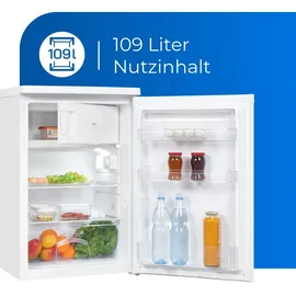 Exquisit KS16-4-E-040E Kühlschrank (109 l, 850 mm hoch, Weiß)