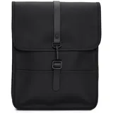 RAINS Wasserdichter Mikro-Rucksack für Damen und Herren – kleiner Rucksack für 11-Zoll-Geräte, schwarz, Micro, modern, Schwarz, Micro - Micro