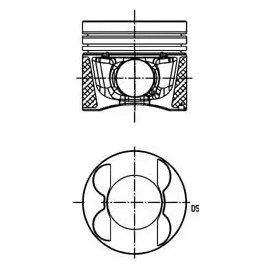 Kolbenschmidt 40809610 Kolben