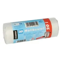 Papstar Müllbeutel mit Tragegriffen, HDPE 20 l 48 cm