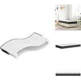 Vidaxl - Matratze Bonnell-Federkern Mittel 80x200 cm - Bonnell-Matratze - Federkernmatratze - Matratze 80x200 - Doppelbett Matratze - Mittelhart