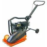 Atika - v 11000 Rüttelplatte mit Fahrvorrichtung & Gummiplatte Benzin 5,5 ps