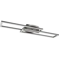 Trio Reality LED Deckenleuchte Twister Nickel